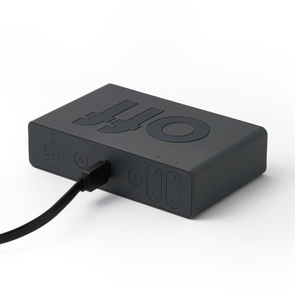 Lexon Flip Classic Reversible Alarm Clock - Grey.