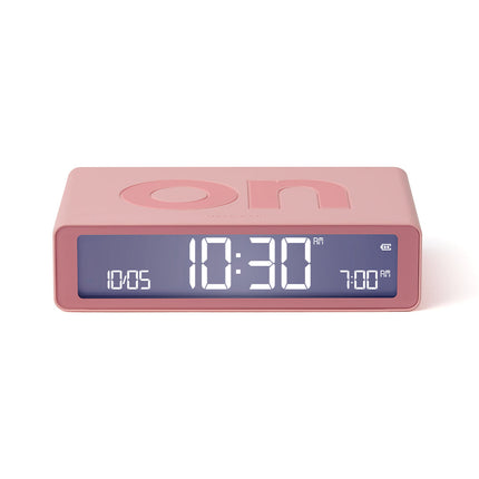 Lexon Flip Classic Reversible Alarm Clock - Pink.