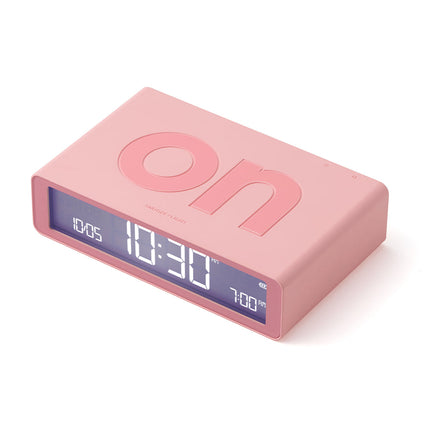 Lexon Flip Classic Reversible Alarm Clock - Pink.