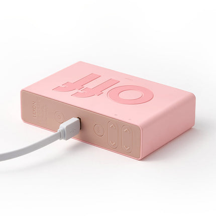 Lexon Flip Classic Reversible Alarm Clock - Pink.