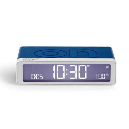 Lexon Flip Classic Reversible Alarm Clock PANTONE - Classic Blue.