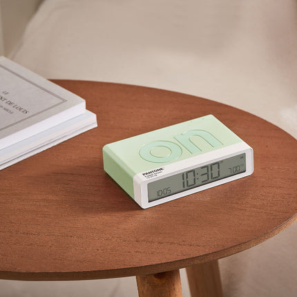 Lexon Flip Classic Reversible Alarm Clock PANTONE - Green.
