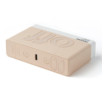 Lexon Flip Classic Reversible Alarm Clock PANTONE - Sand.