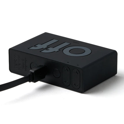 Lexon Flip Mini Reversible Alarm Clock - Black.