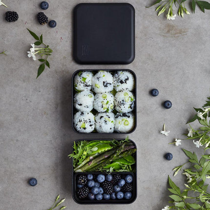 Monbento Mb Square Bento Box - Black Onyx.