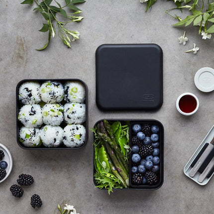 Monbento Mb Square Bento Box - Black Onyx.