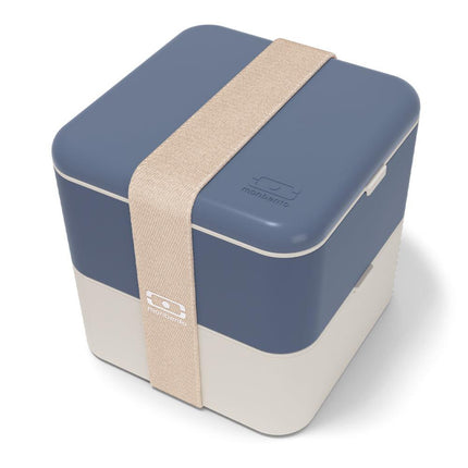 Monbento Mb Square Bento Box - Blue Natural.