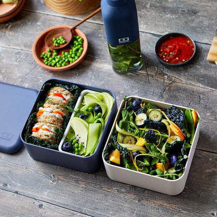 Monbento Mb Square Bento Box - Blue Natural.