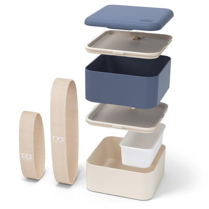 Monbento Mb Square Bento Box - Blue Natural.
