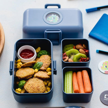 Monbento Mb Tresor Kids Bento Box - Blue Infinity.