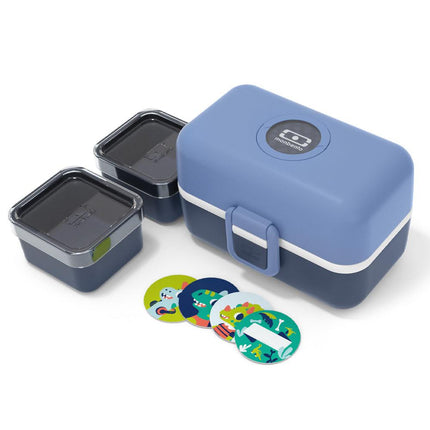 Monbento Mb Tresor Kids Bento Box - Blue Infinity.