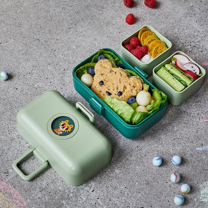 Monbento Mb Tresor Kids Bento Box - Green Forest.