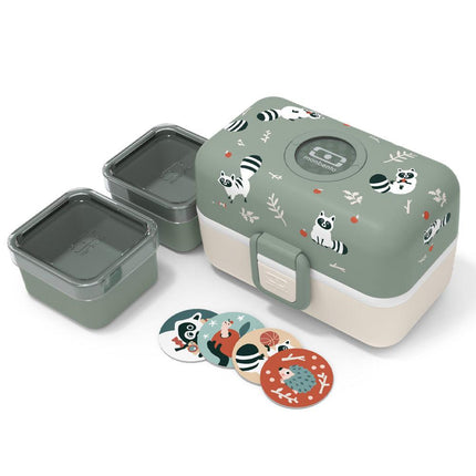 Monbento Mb Tresor Kids Bento Box - Raccoon.