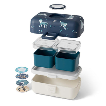 Monbento Mb Tresor Kids Bento Box - Wolf.