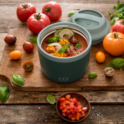 Monbento Mb Element Insulated Bento Box - Bi-Colour Green.