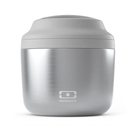 Monbento Mb Element Isolated Bento Box - Metallic Silver.