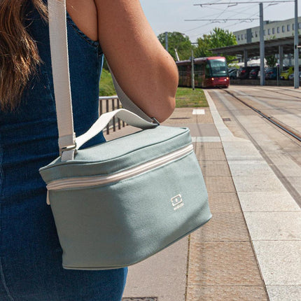 Monbento Arctic Insulated Cooler Lunch Bag - Green Natural.