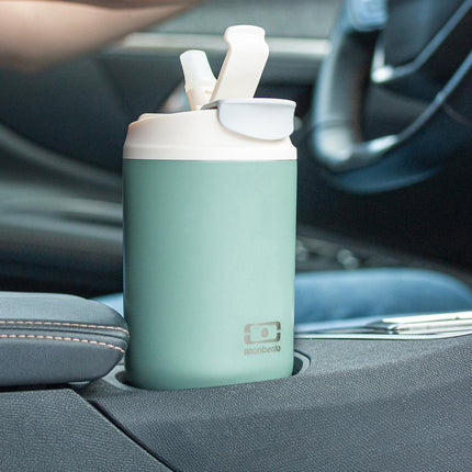 Monbento Travel Mug L - Green Natural.