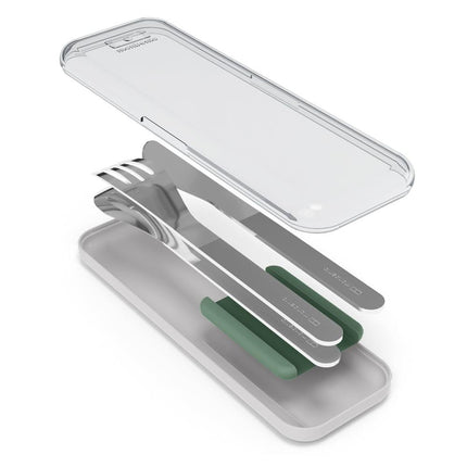 Monbento Mb Slim Box - Trio Knife - Green Natural.