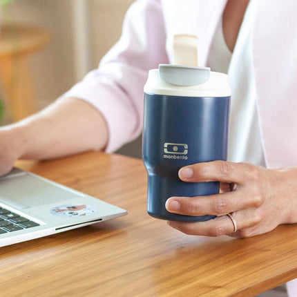 Monbento Travel Mug S - Blue Infinity.