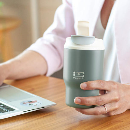 Monbento Travel Mug S - Green Natural.