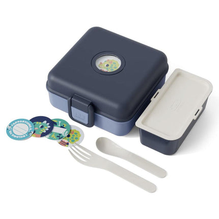 Monbento Mb Sandwich Lunch Box Snacky - Blue Infinity.