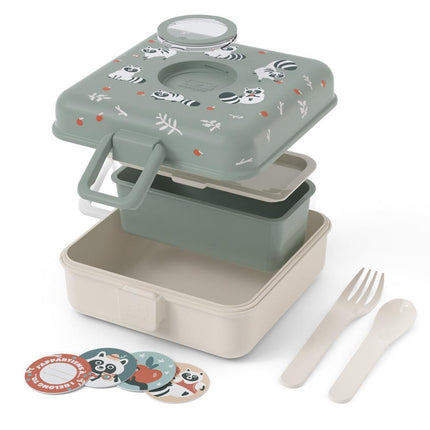 Monbento Mb Sandwich Lunch Box Snacky - Raccoon.