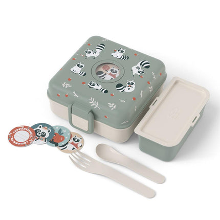 Monbento Mb Sandwich Lunch Box Snacky - Raccoon.
