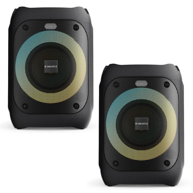 Majority PS100 - Bundled Party Speaker 40w Bluetooth Karaoke-DJ-Party-PA System - Black.