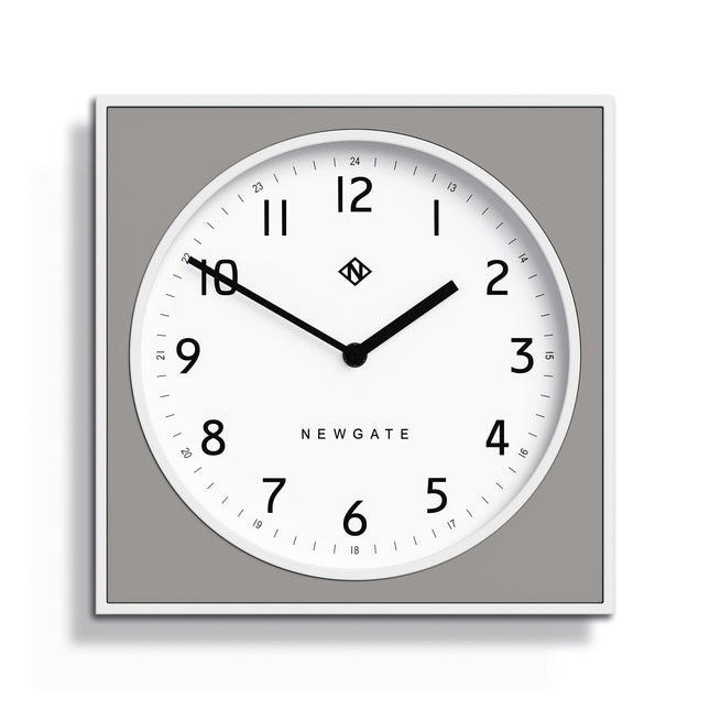 Newgate Burger & Chips Wall Clock Posh Grey.