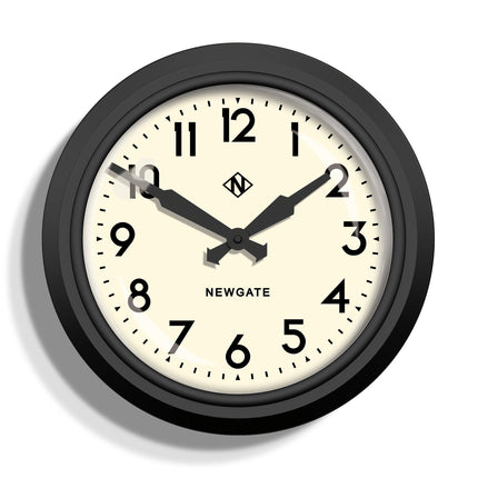 Newgate 50S Electric Clock Black.