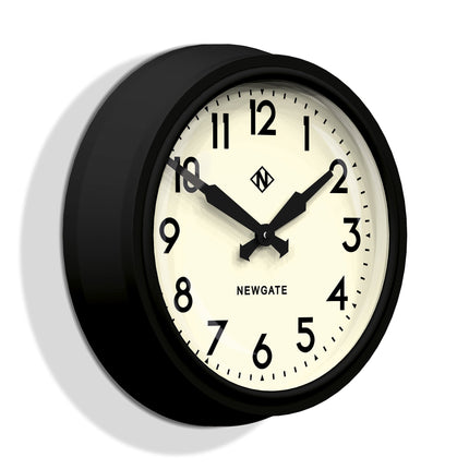 Newgate 50S Electric Clock Black.