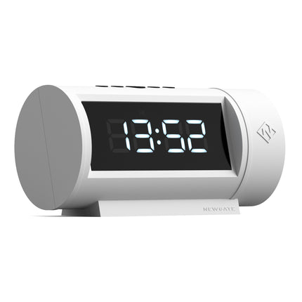 Newgate Pil Led Alarm Clock White.