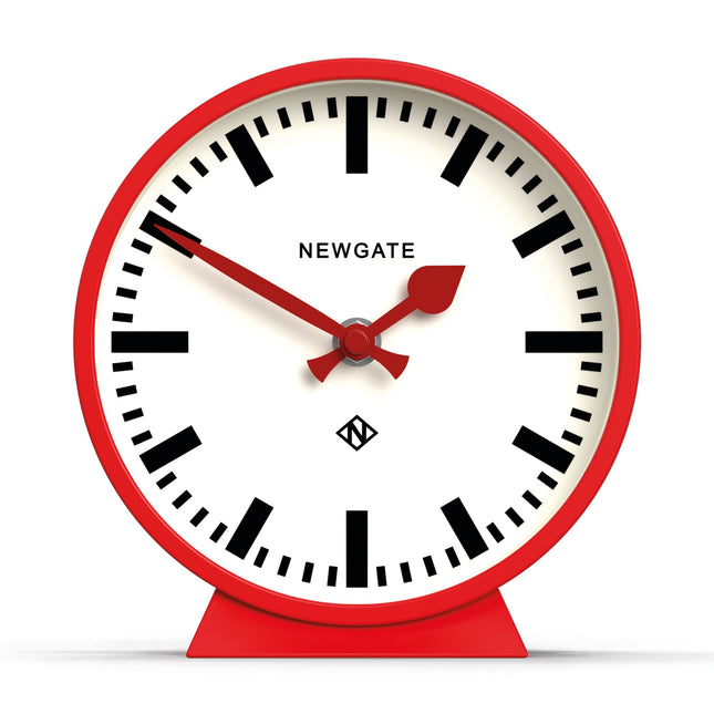 Newgate Railway Mantel Clock Fire Engine Red.