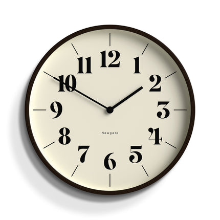 Newgate Mr Clarke Clock Pale Wood Burnt Sienna 140.
