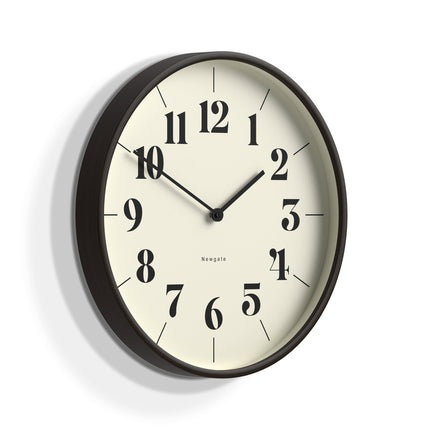Newgate Mr Clarke Clock Pale Wood Burnt Sienna 140.