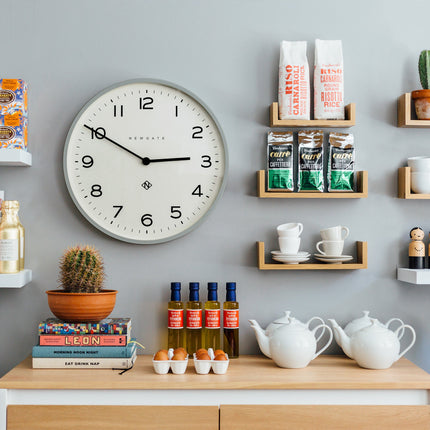 Newgate Number One Clock Echo Posh Grey.
