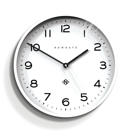 Newgate Number Three Echo Clock Silicone White.