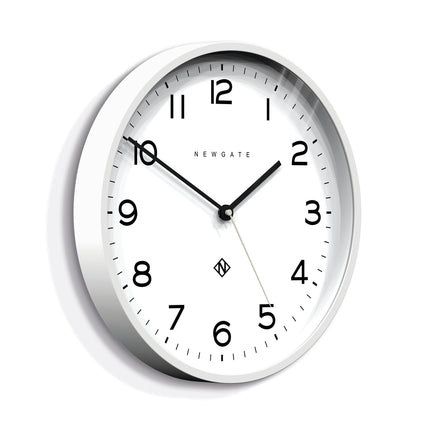 Newgate Number Three Echo Clock Silicone White.