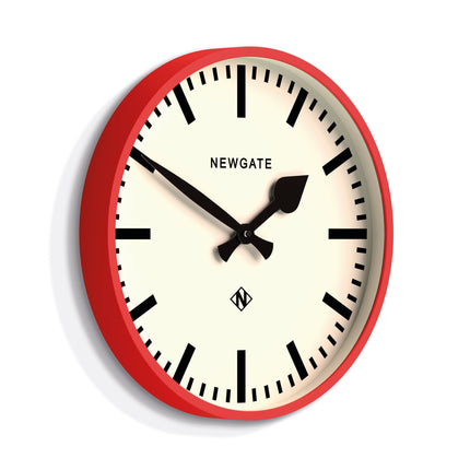Newgate Railway Clock Red.