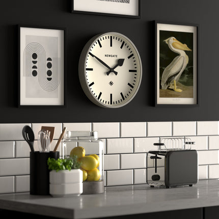 Newgate Railway Clock Red.