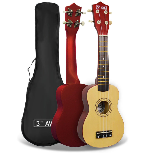 3rd Avenue Soprano Ukulele - Natural.