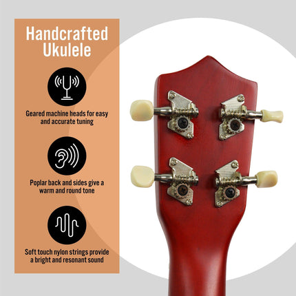 3rd Avenue Soprano Ukulele - Natural.