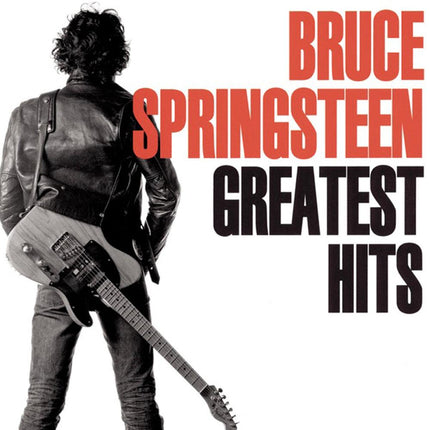 Crosley Record Storage Crate Bruce Springsteen Greatest Hits Vinyl Album Bundle.