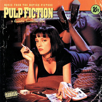 Crosley Record Storage Crate & Various Artists Pulp Fiction - Vinyl Album Bundle.