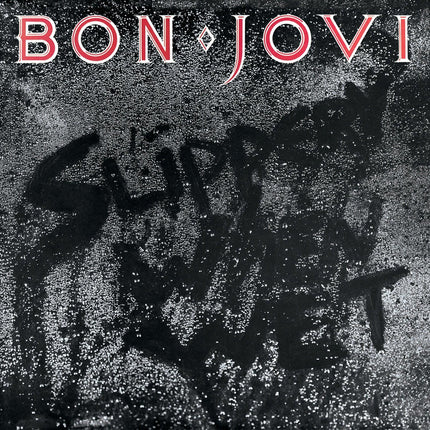 Crosley Record Storage Crate & Bon Jovi Slippery When Wet - Vinyl Album Bundle.