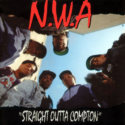 Crosley Record Storage Crate &  N.W.A. Straight Outta Compton - Vinyl Album Bundle.