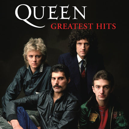 Crosley Record Storage Crate & Queen Greatest Hits - Double Vinyl Album Bundle.