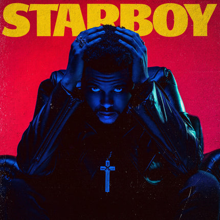 Crosley Record Storage Crate & The Weeknd Starboy - Double Vinyl Album Bundle.