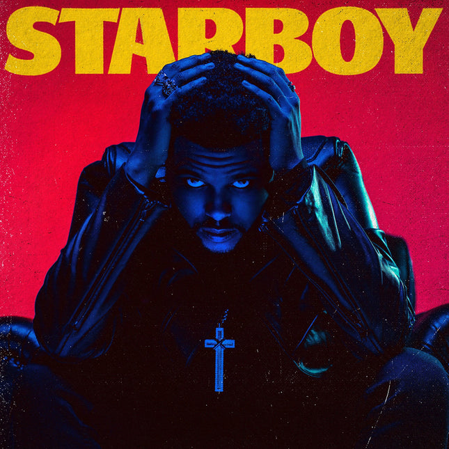 Crosley Record Storage Crate & The Weeknd Starboy - Double Vinyl Album Bundle.
